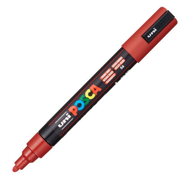 Posca PC-5M Medium Bullet Tip Paint Marker Ruby Red