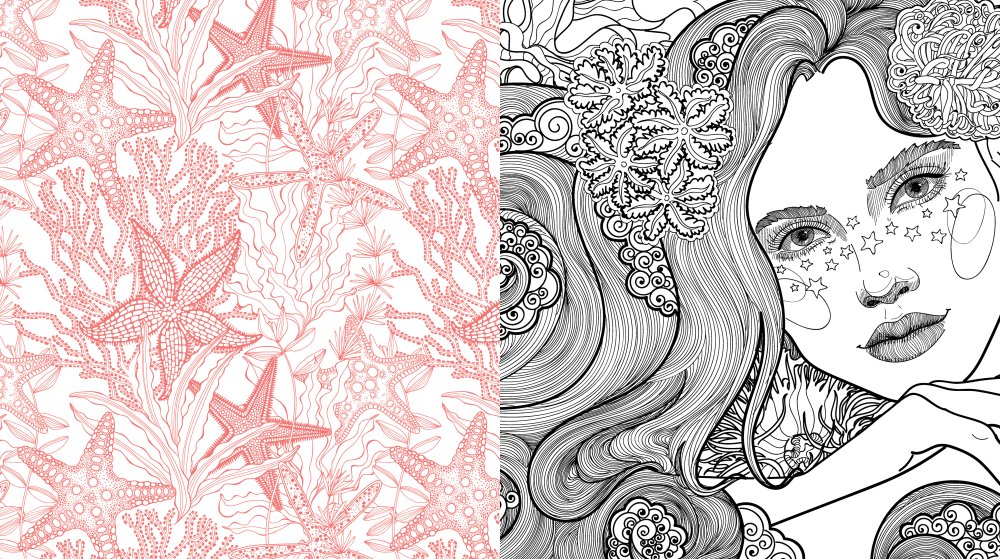 Mermaid Colouring Book