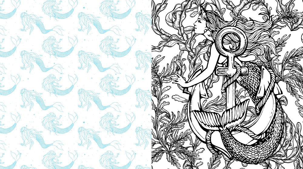 Mermaid Colouring Book