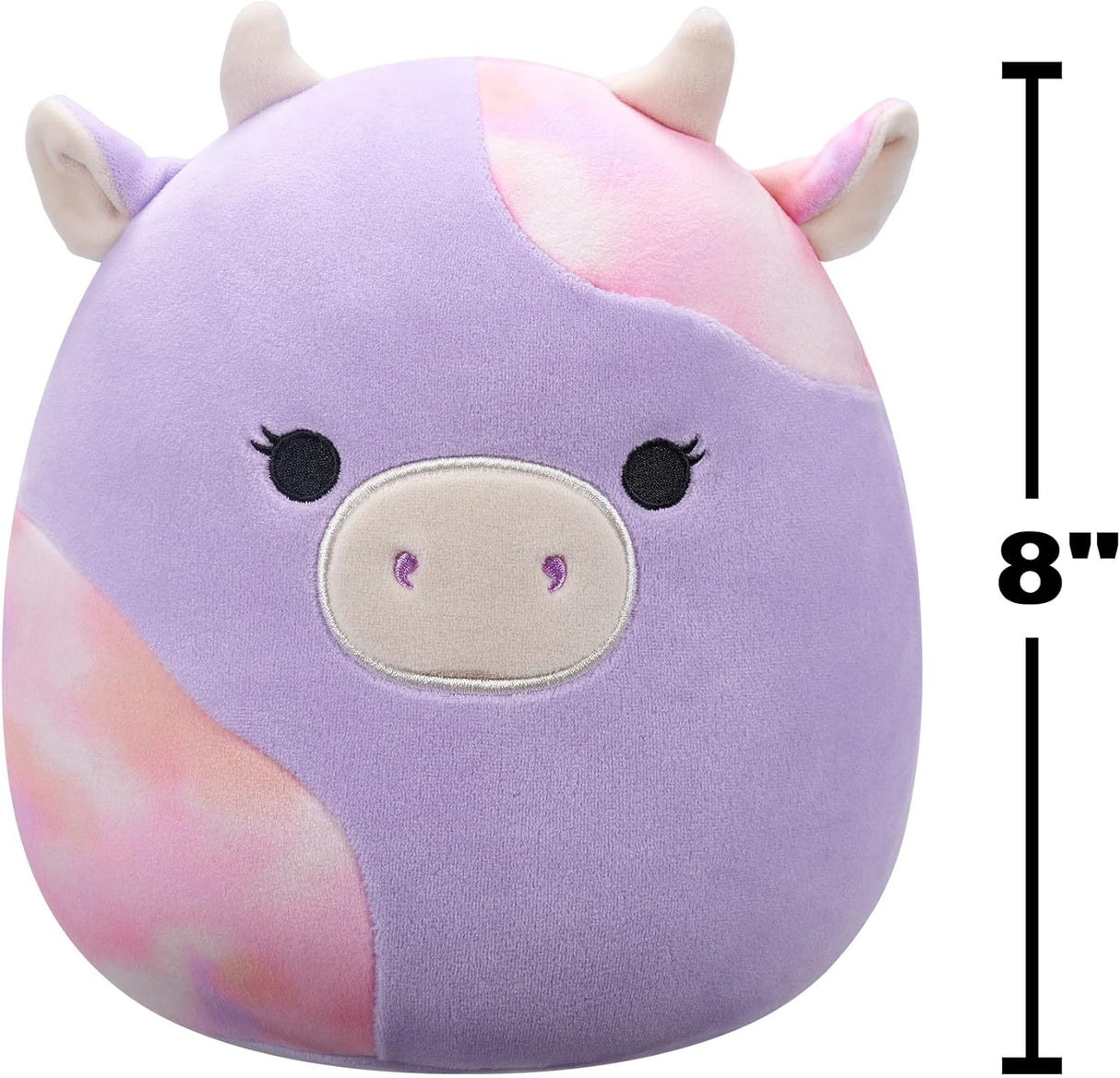 Squishmallow 8 Inch - Suri the Light Pink Tie-Dye Cow