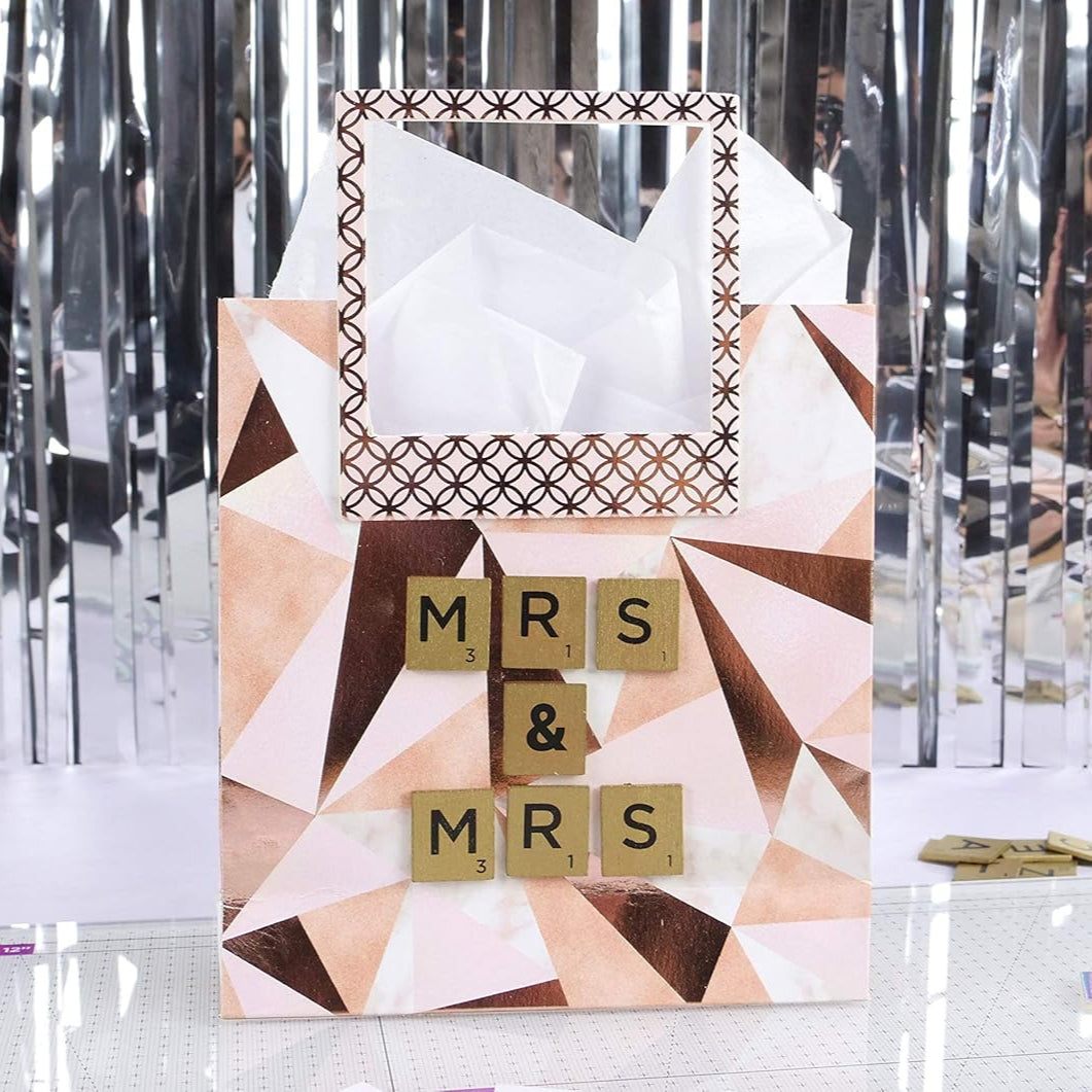 Dovecraft Wooden Letters - Gold (150 Pieces)