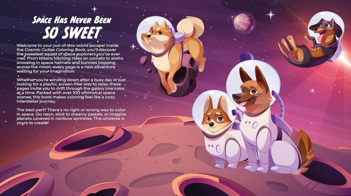 Colouring Book Cosmic Cuties