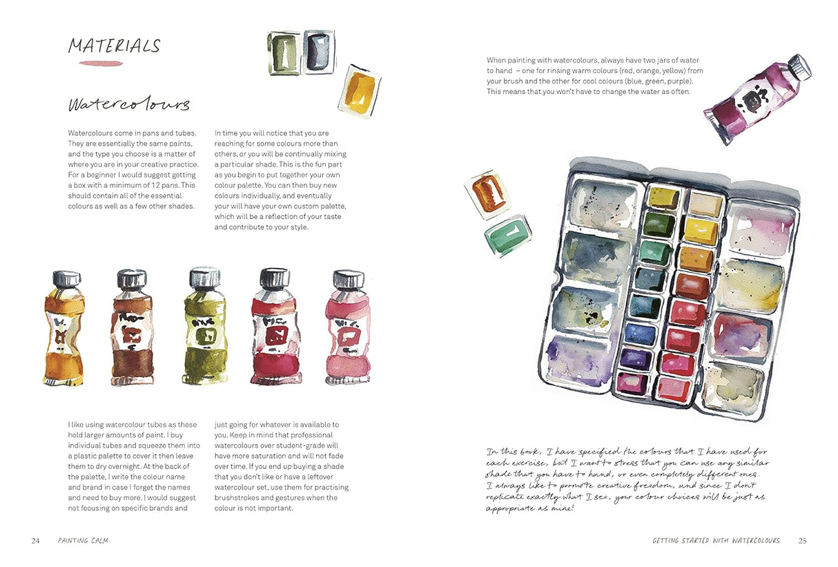 Painting Calm Book by Inga Buividavice