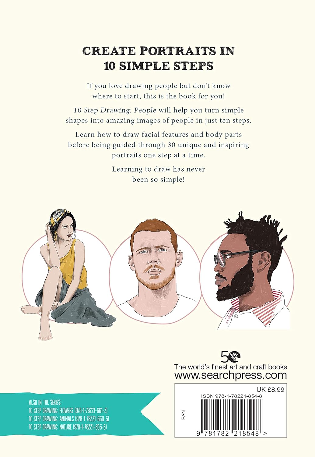 10 Step Drawing: People Book