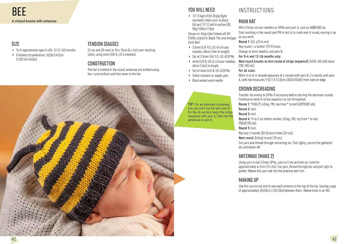 20 to Make: Knitted Baby Hats Book