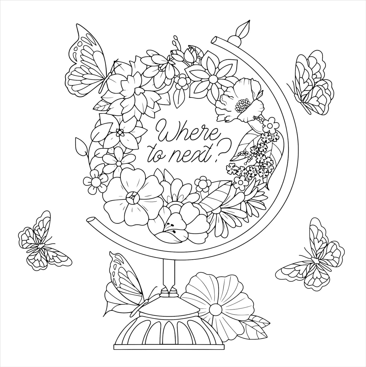 Artist's Colouring Book - Boho Dreams