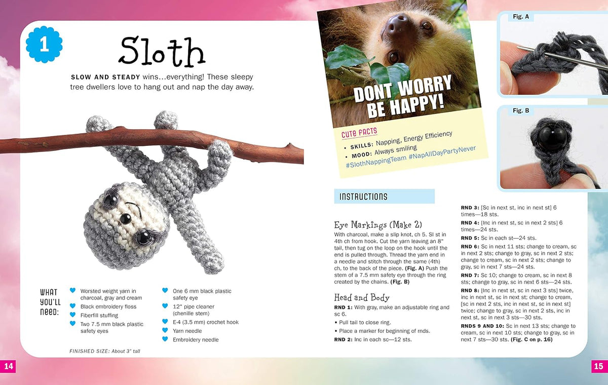 Crochet Your Own Kawaii Animal Cuties Kit