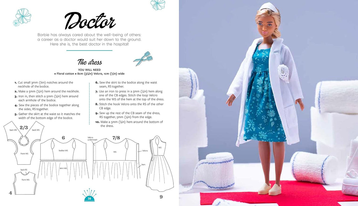 Sewing Clothes for Barbie Revised Edition Book