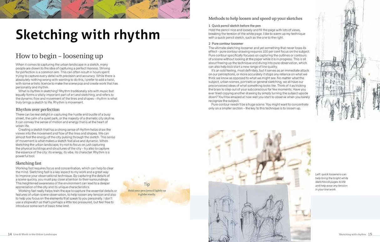 Line and Wash in the Urban Landscape Book