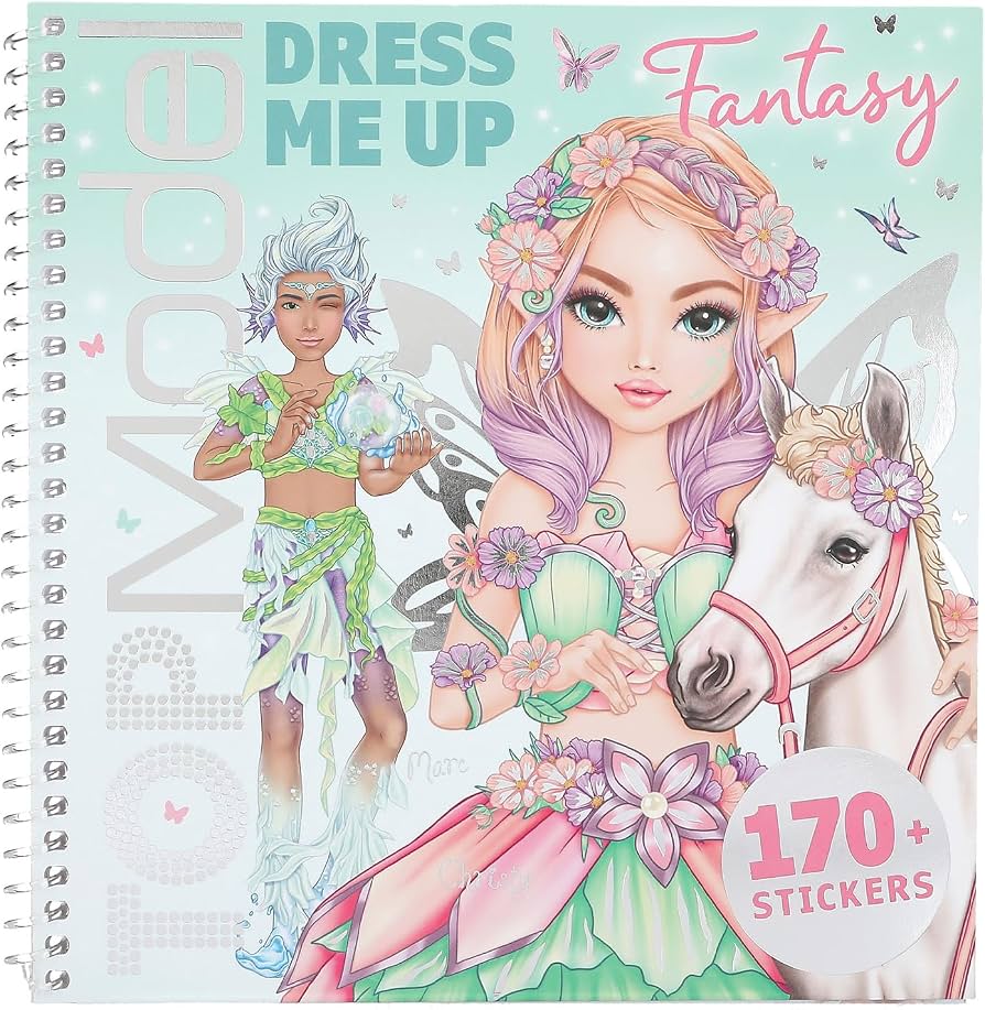 TOPModel Dress Me Up Fantasy Sticker Book