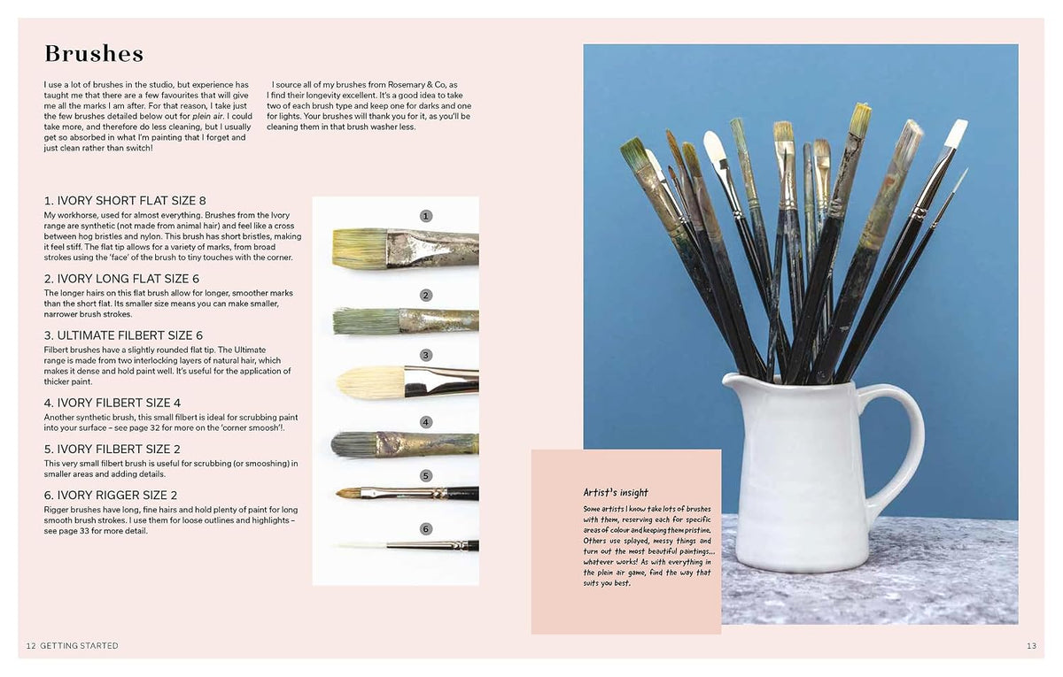 Beginners Guide to Plein Air Oil Painting Book