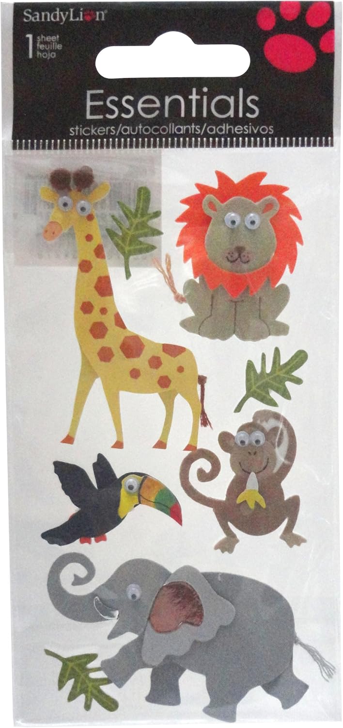 Essentials Sticker Sheet - Zoo Animals
