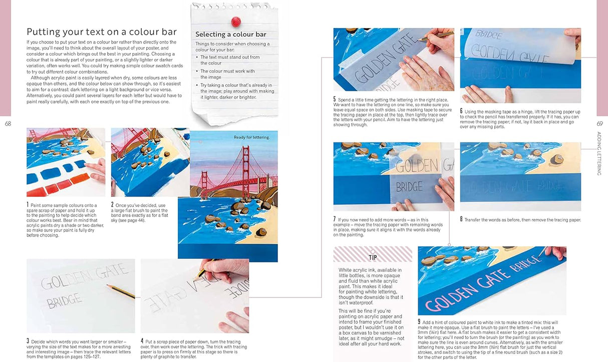 Passport to Painting: Retro-style Travel Poster Art Book
