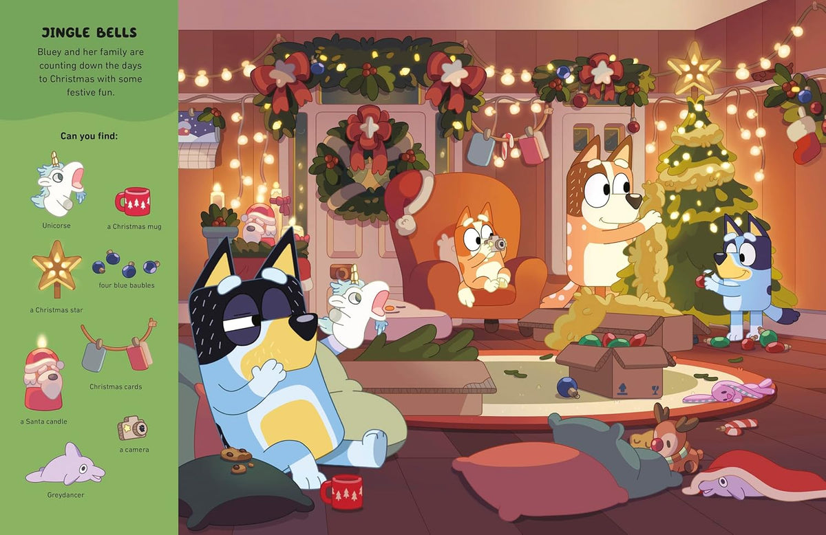 Where's Bluey At Christmas: Search & Find Book
