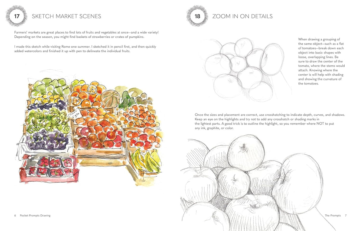 Pocket Prompts: Drawing Book