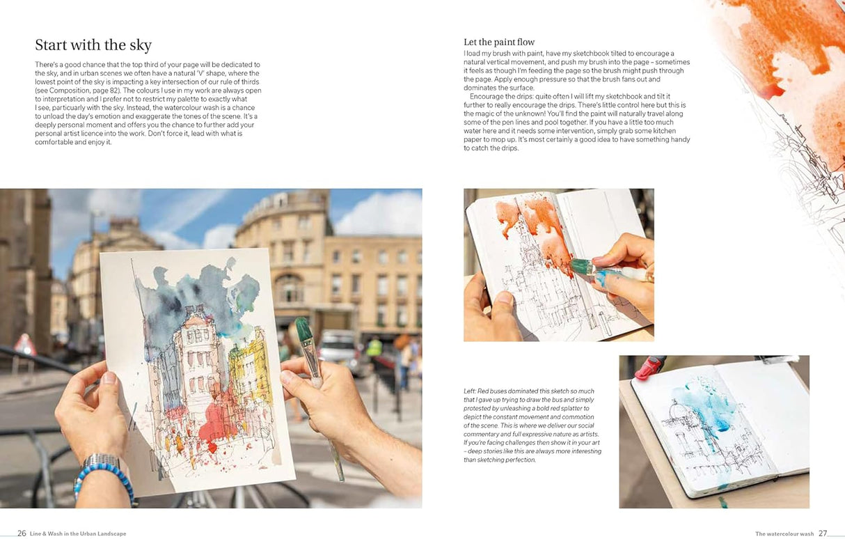 Line and Wash in the Urban Landscape Book