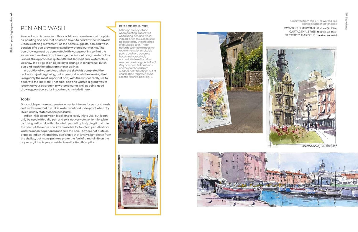 Plein Air Painting with Watercolours Book