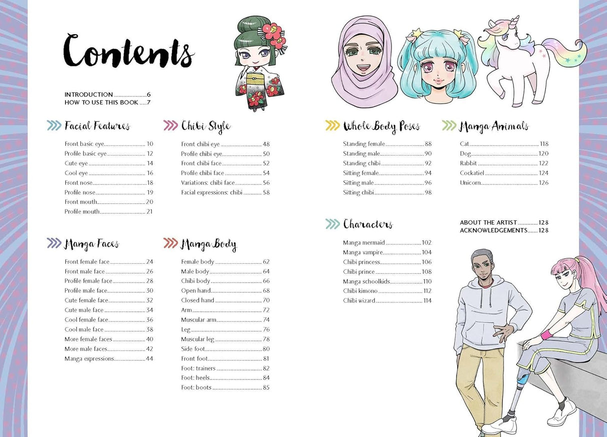 10 Step Drawing Book - Manga