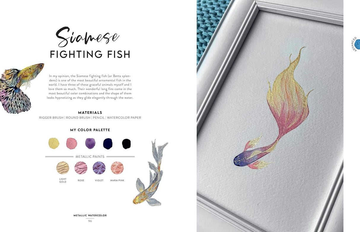 Metallic Watercolour Book