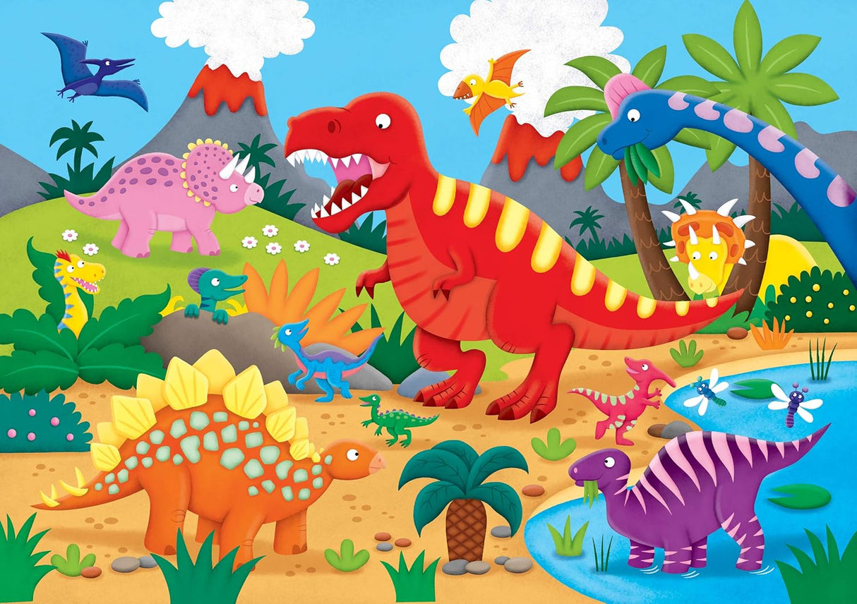 Floor Jigsaw Puzzle - Dinosaurs (48 Pieces)