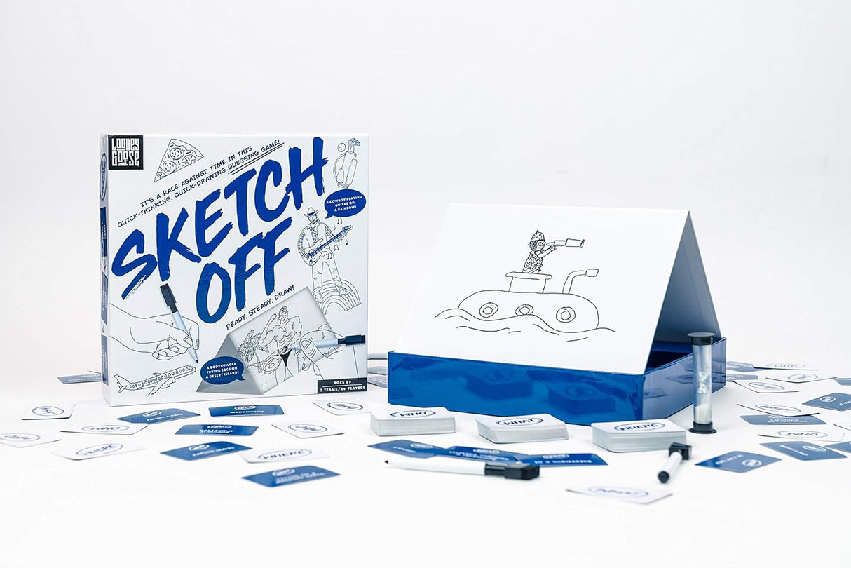 Professor Puzzle Sketch Off Drawing Game