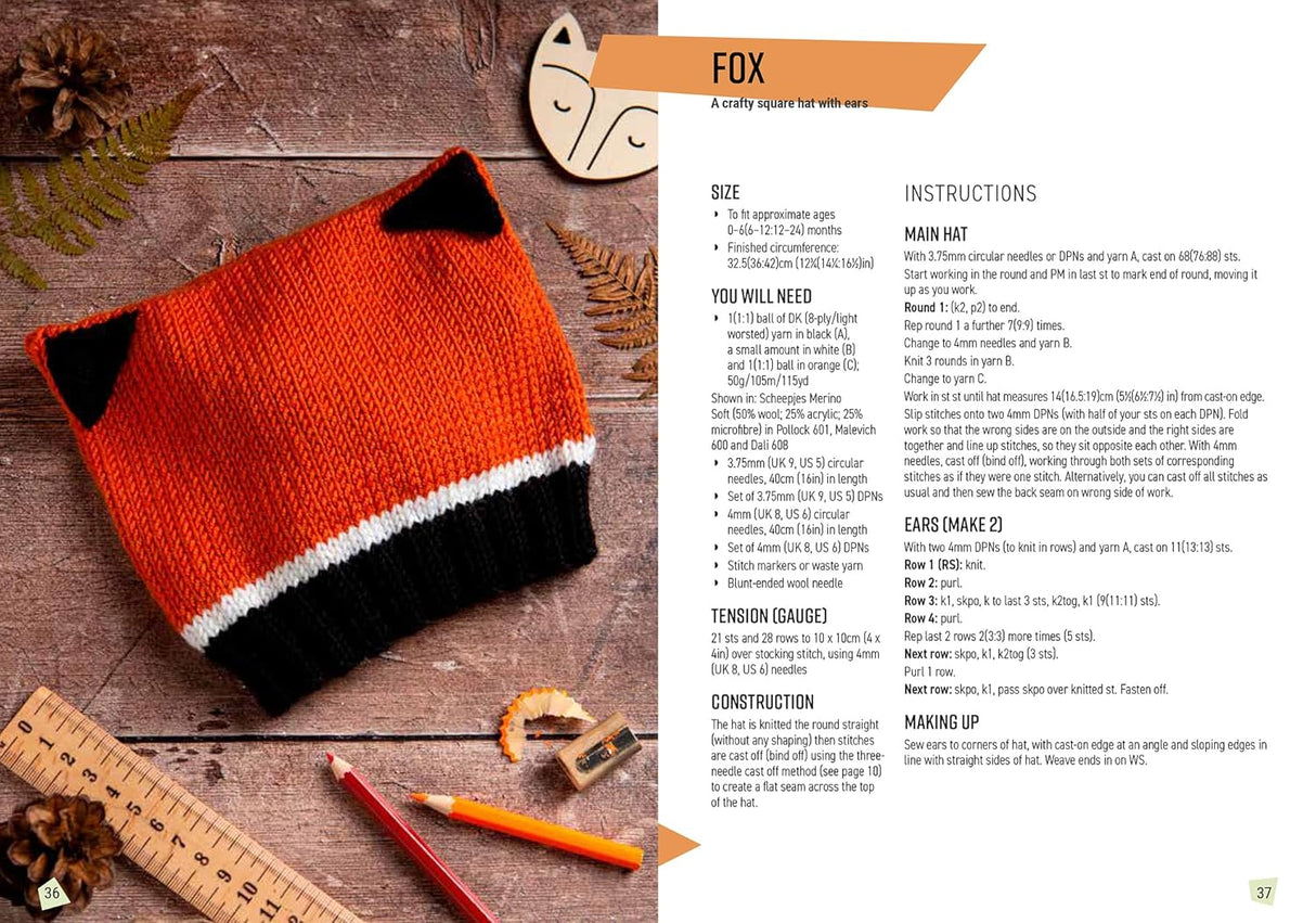 20 to Make: Knitted Baby Hats Book