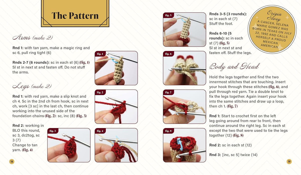 Unofficial Selena Gomez Book & Crochet Kit