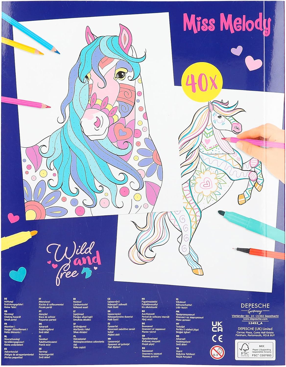 Miss Melody Colour and Design Book