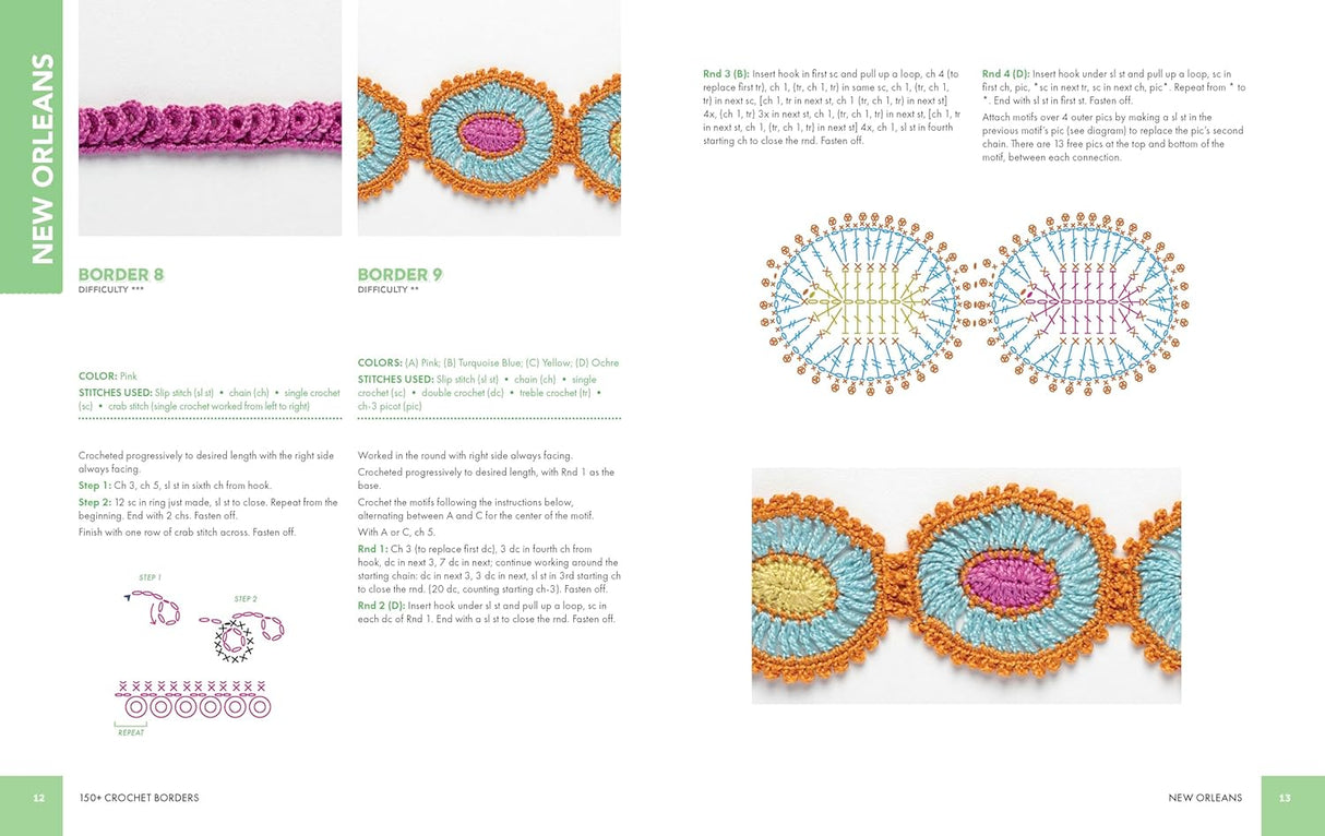 150+ Crochet Borders Book