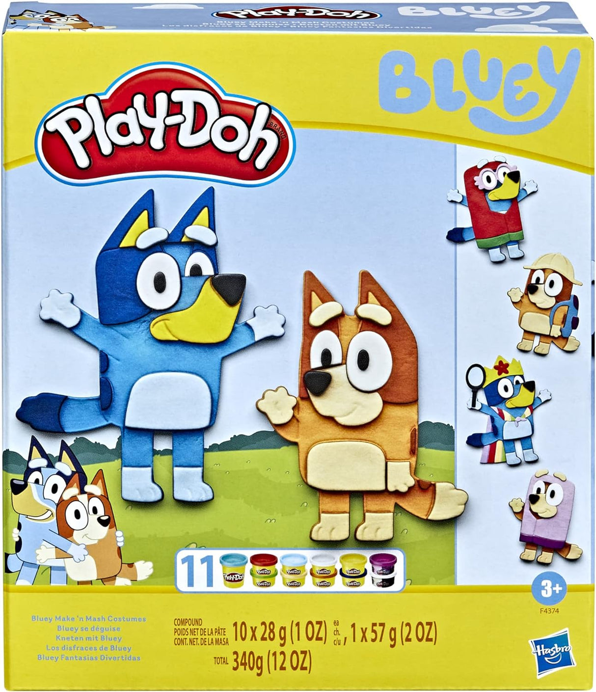 Play-Doh Bluey Make & Mash Costumes Set