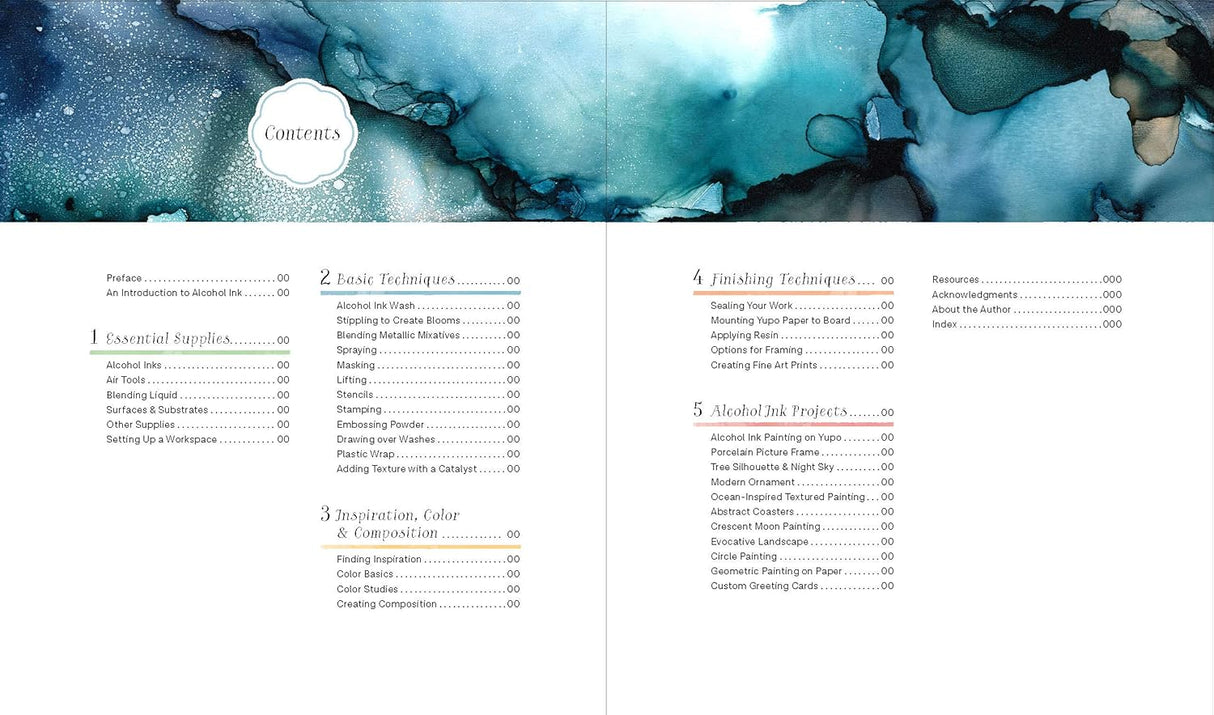 Creative Alcohol Inks Books