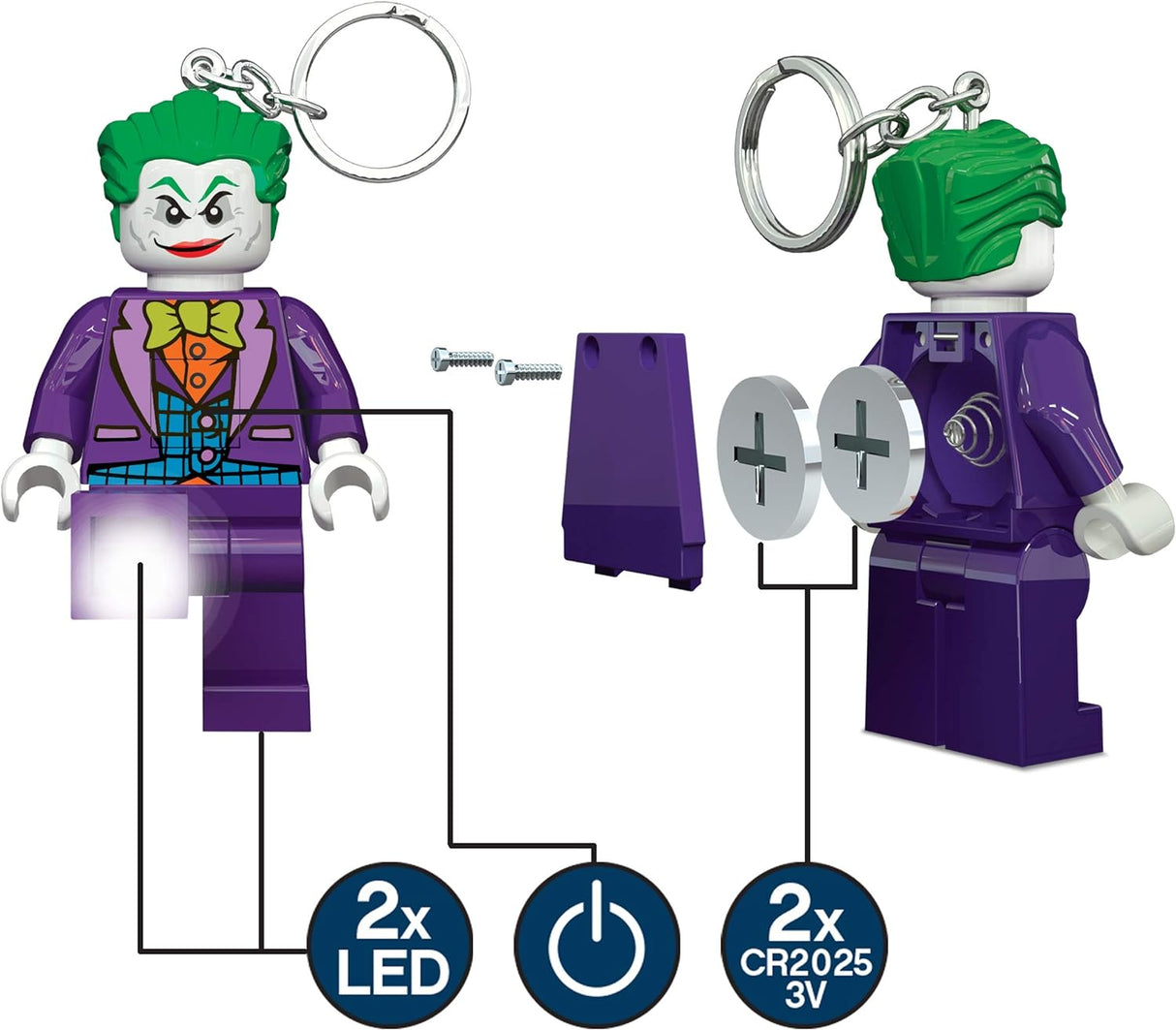 Lego DC The Joker LEDLITE Key Light Figure