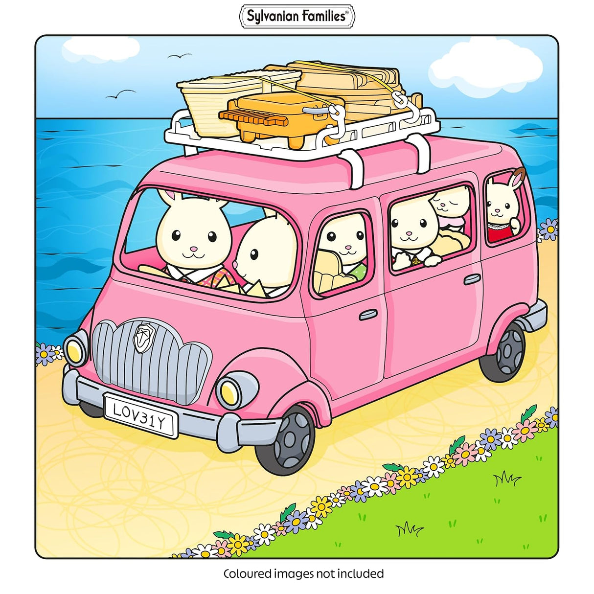 Sylvanian Families Cosy Adventures Colouring Book