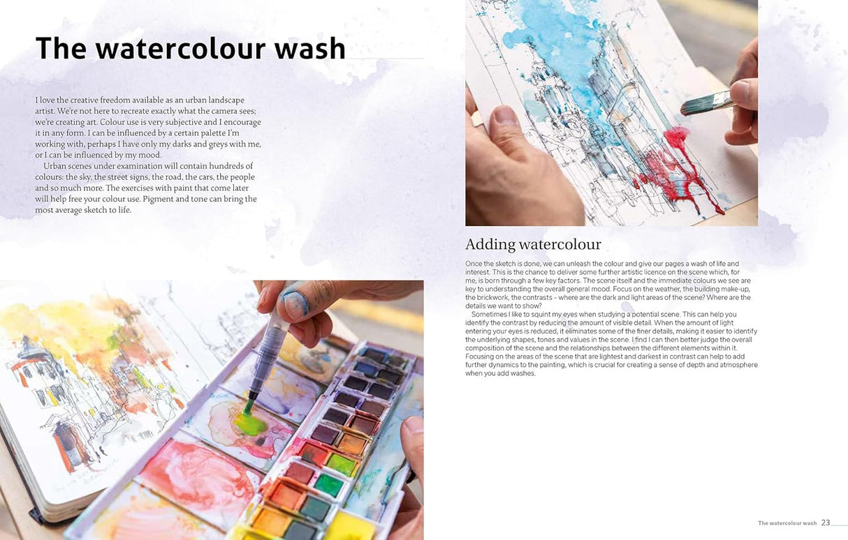 Line and Wash in the Urban Landscape Book