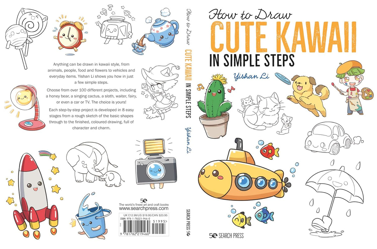 How to Draw Cute Kawaii in Simple Steps Book