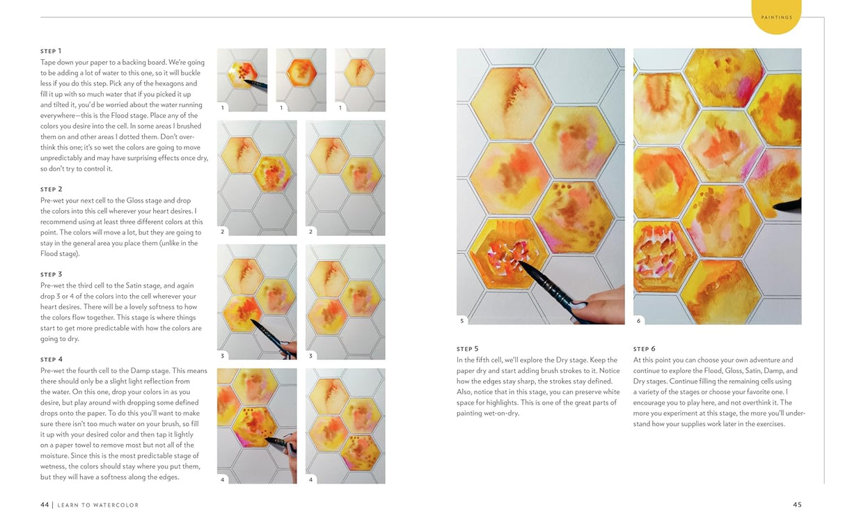 Learn to Watercolor Book