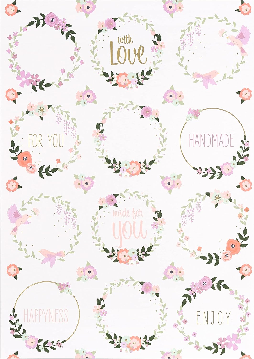 Hot Foil & Glitter Paper Pad - Sweet Paper Crush (12 Sheets)