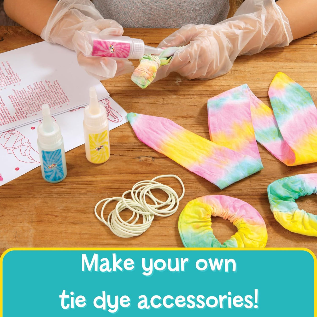 GALT Activity Pack - Tie Dye Headbands Kit