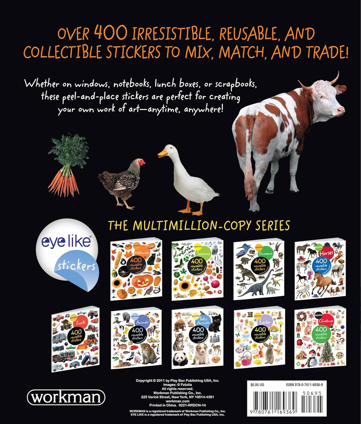 Eyelike Sticker Book: On the Farm