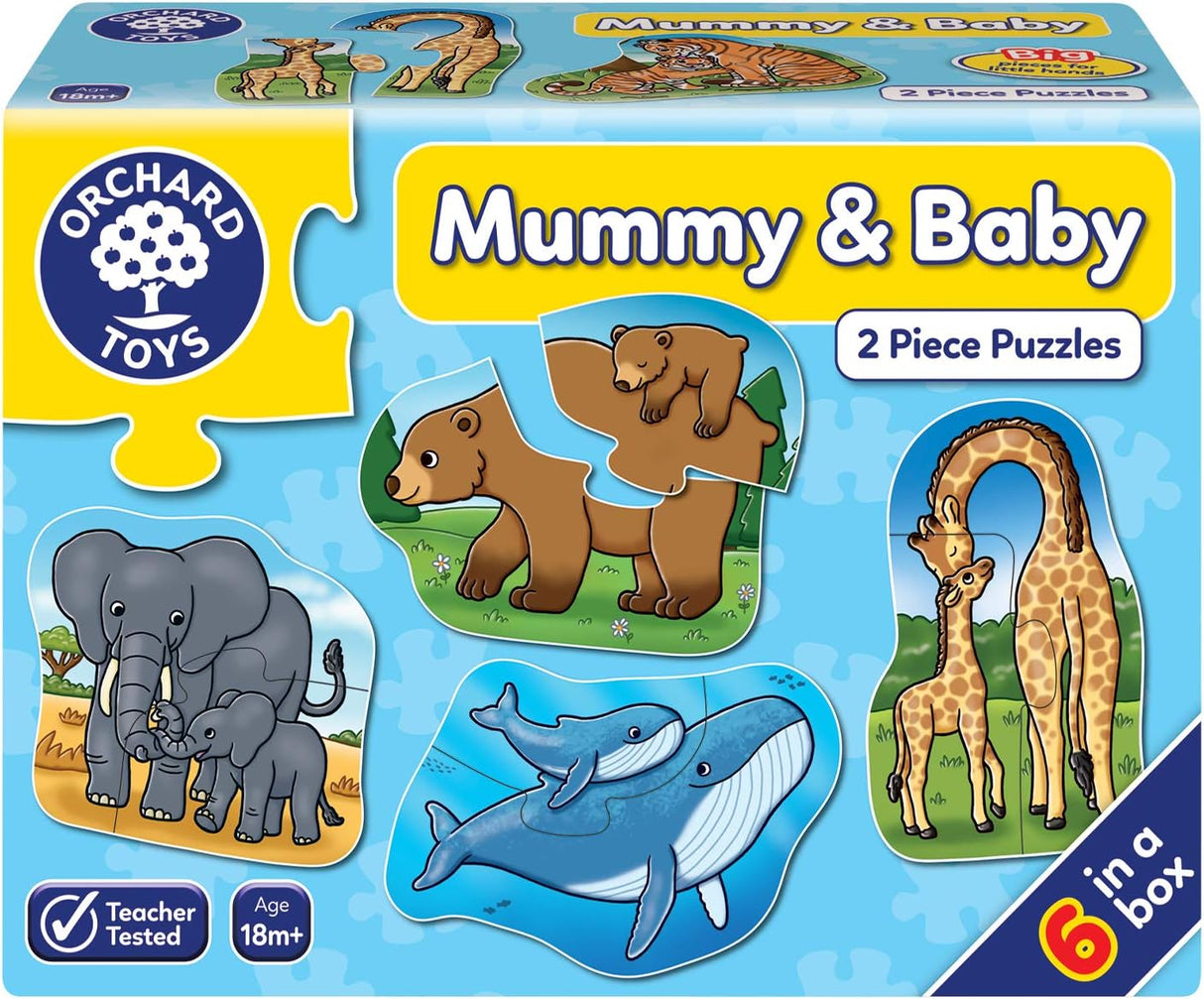 Orchard Toys Mummy & Baby 2 Piece Jigsaw Puzzles