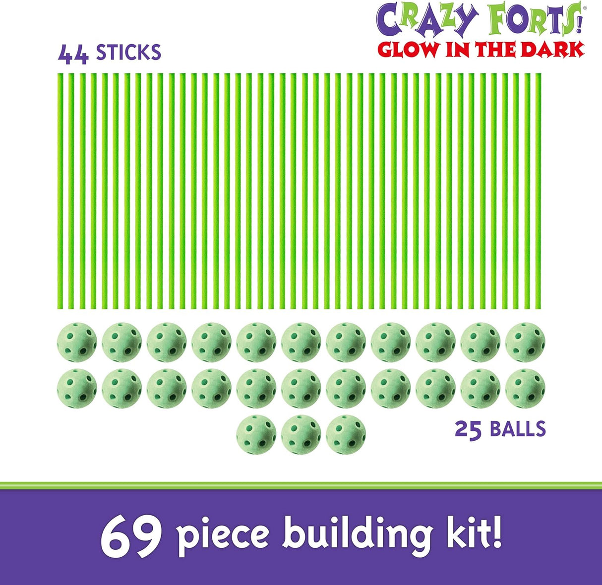 Everest Toys Crazy Forts Glow in the Dark