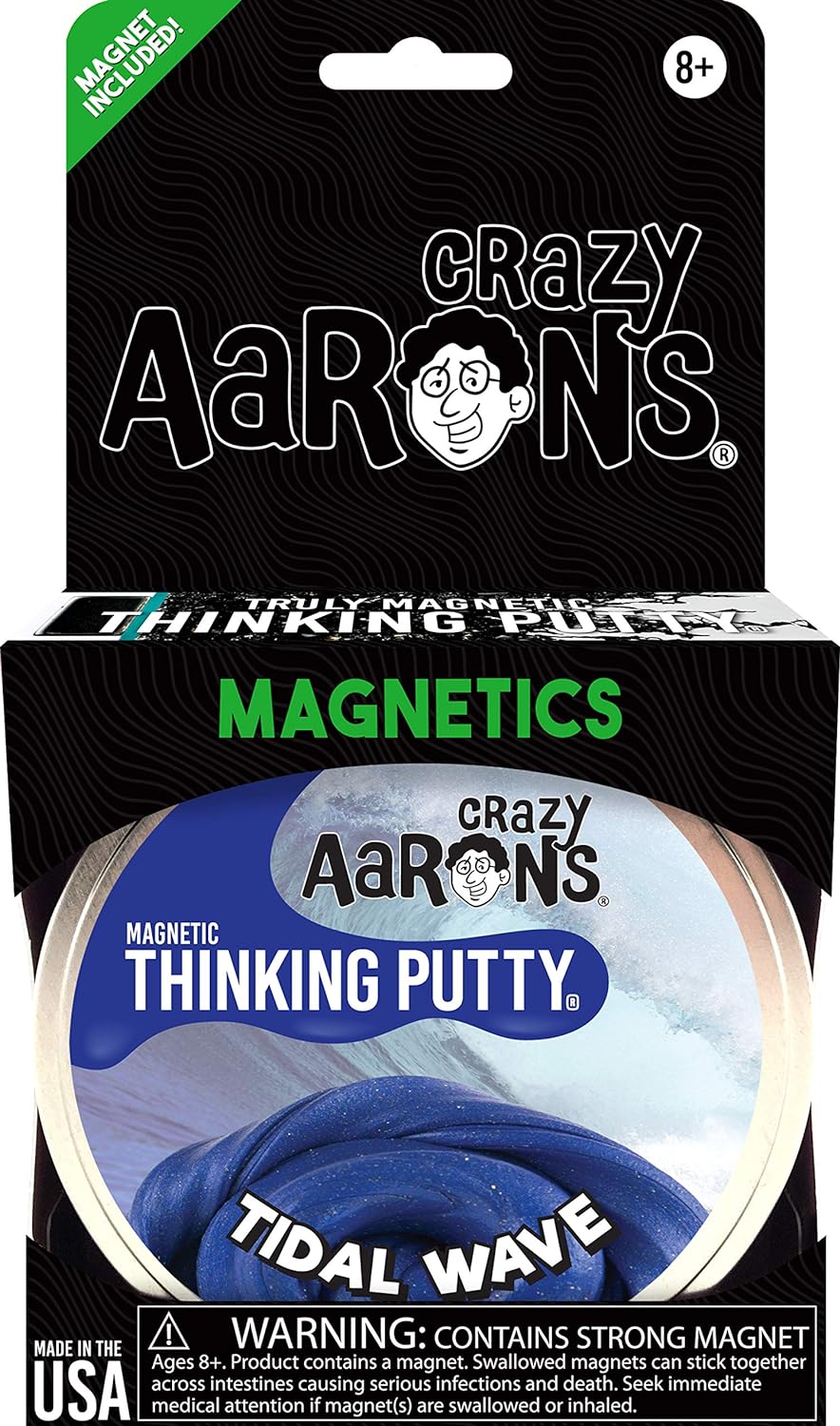 Crazy Aaron Magnetic Storm Tidal Wave Theraputty Slime