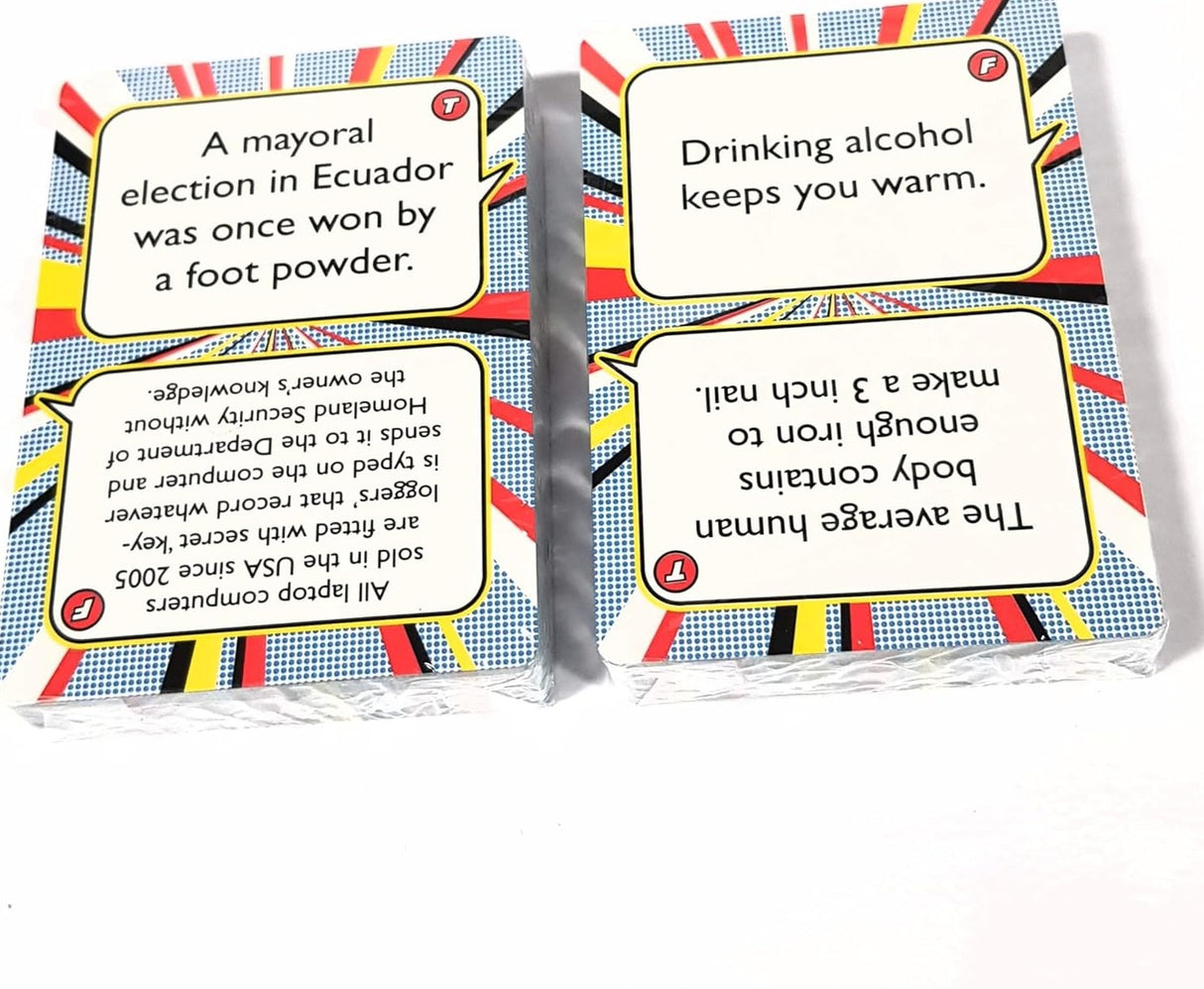 True Or False Card Trivia Game In A Tin