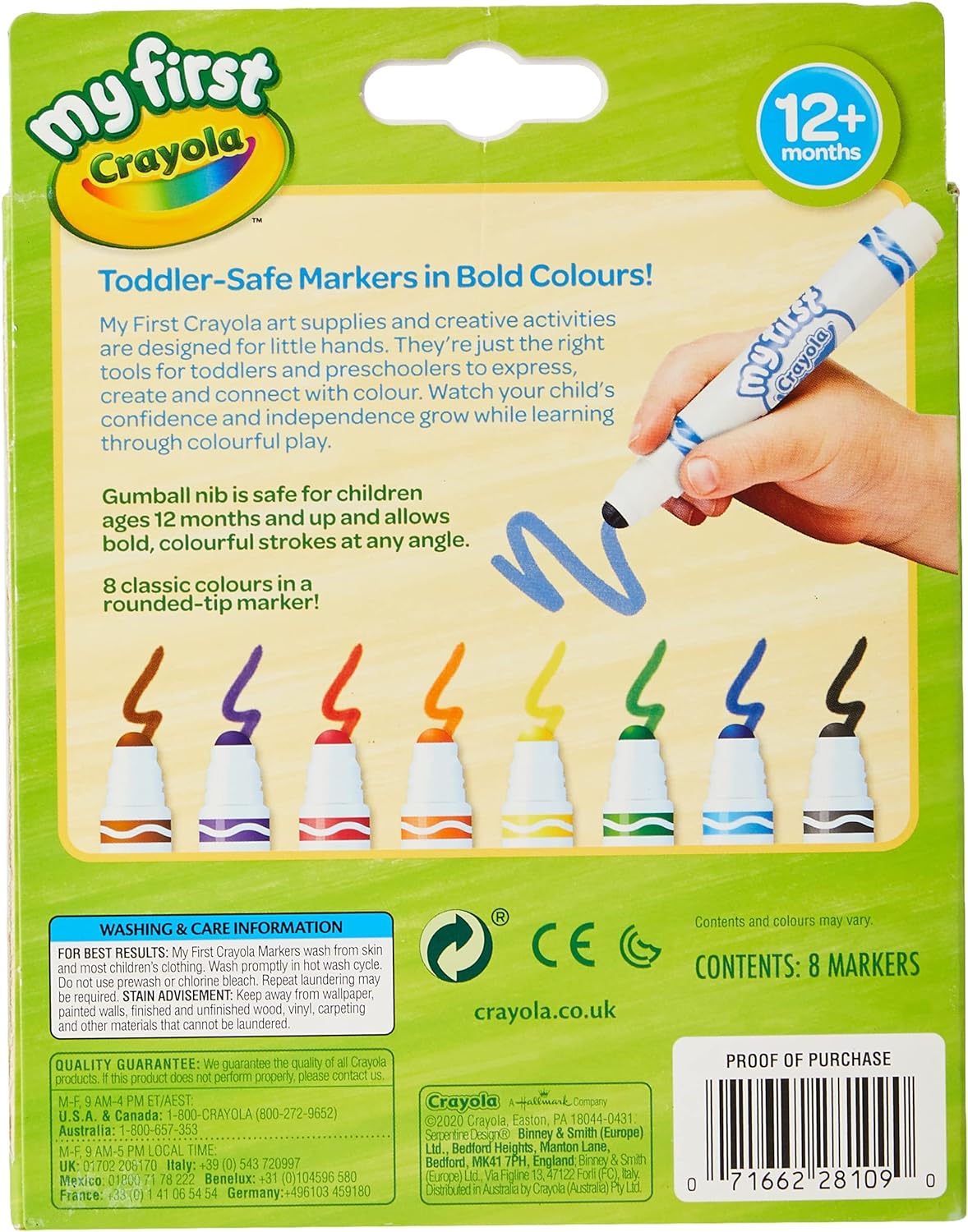 Crayola My First - 8 Crayola Markers