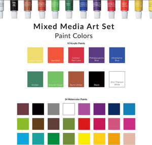 Essentials 85 Piece Mixed Media Beginners Box Art