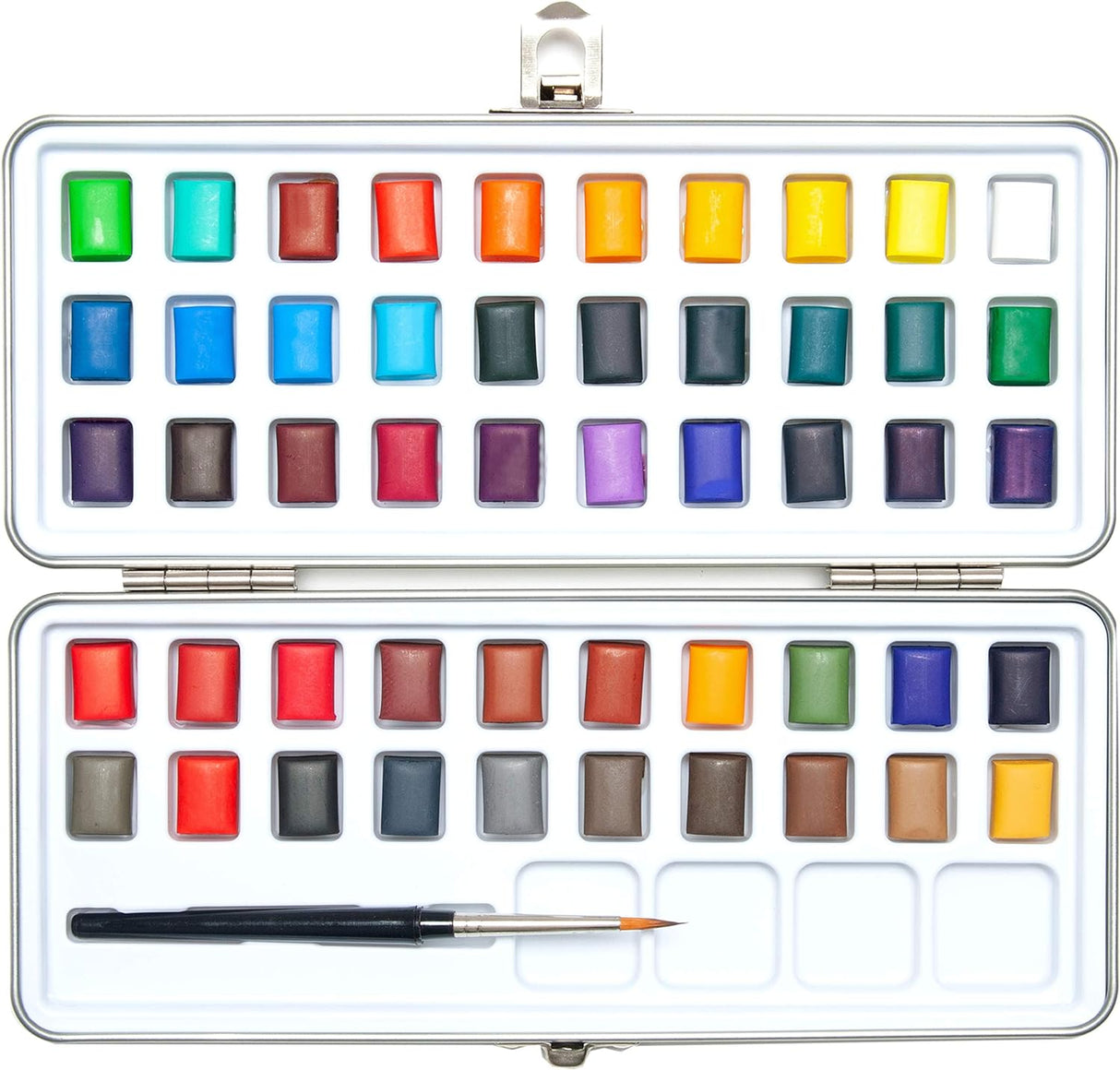 Elements Half Pan Watercolour Set - 50 Colour Half Pans