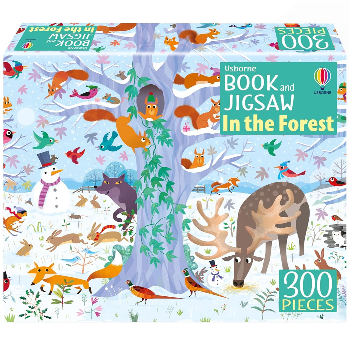 Book & Jigsaw 300 Pieces - Forest