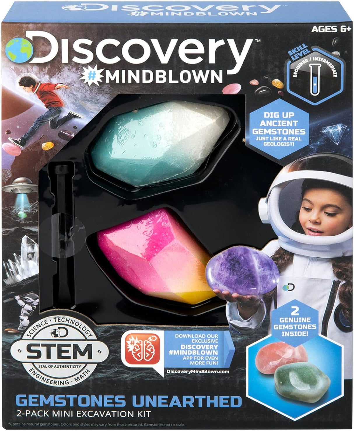 Discovery #Mindblown Gemstones Unearthed Excavation Set