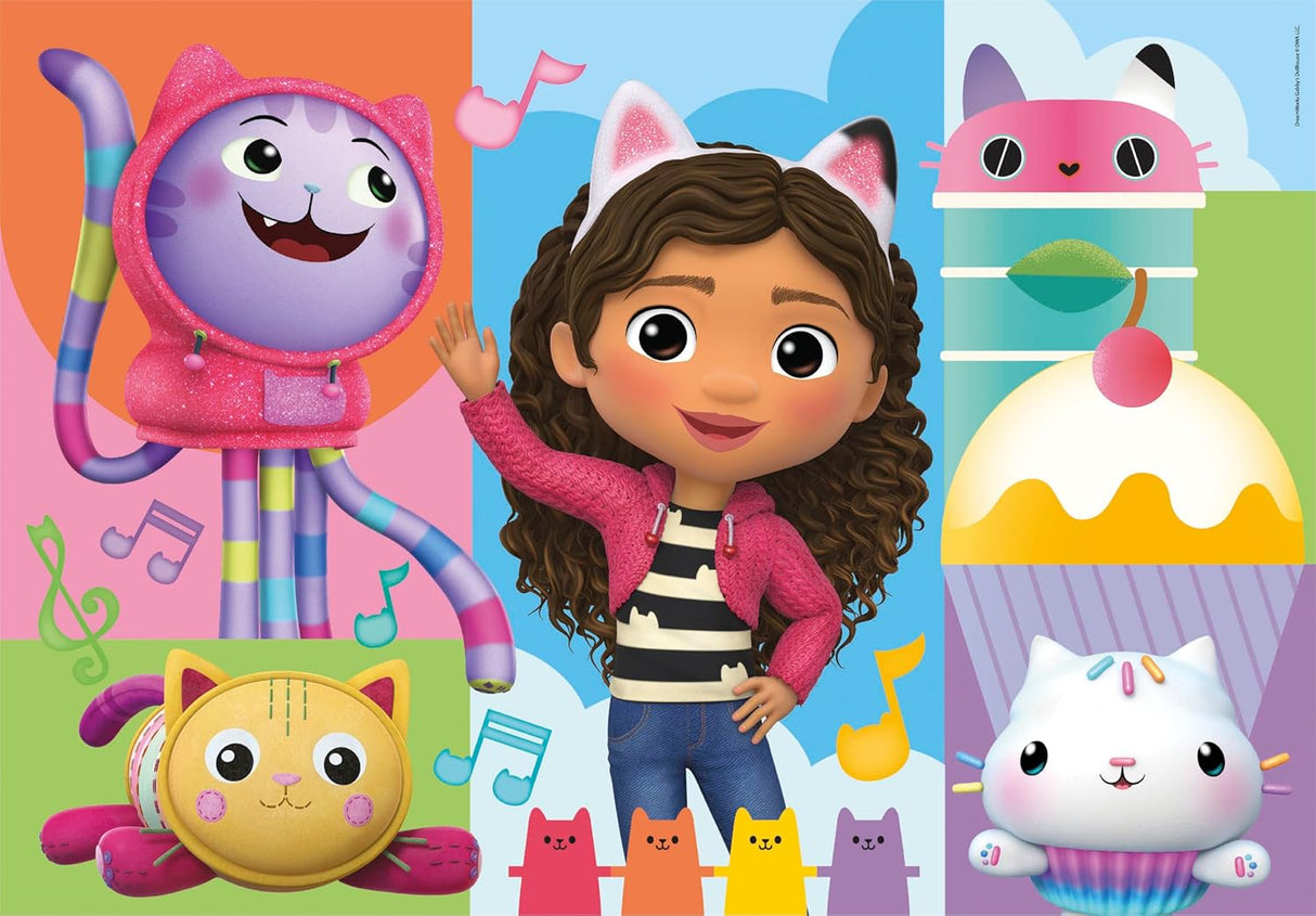 Jigsaw Puzzles - Gabbys Dollhouse (2 x 60 Pieces)