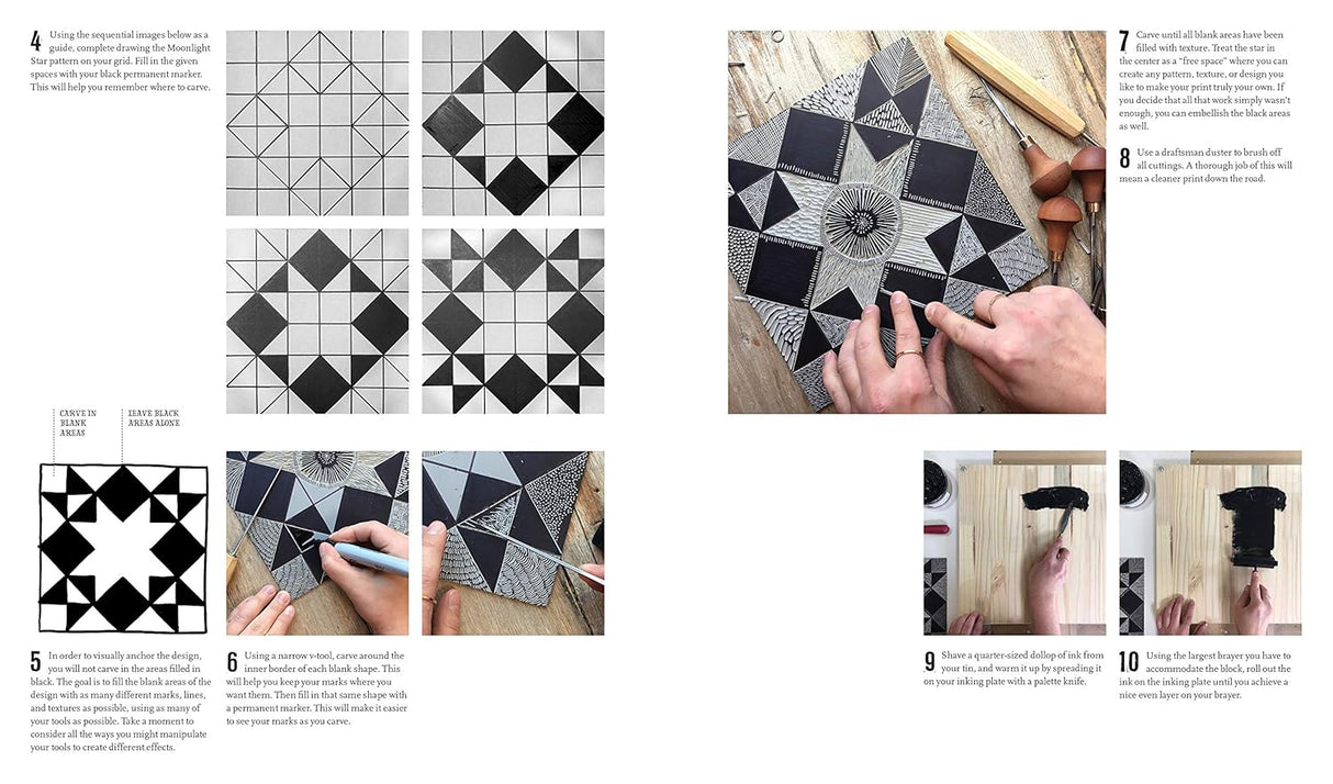 Block Print Magic Book